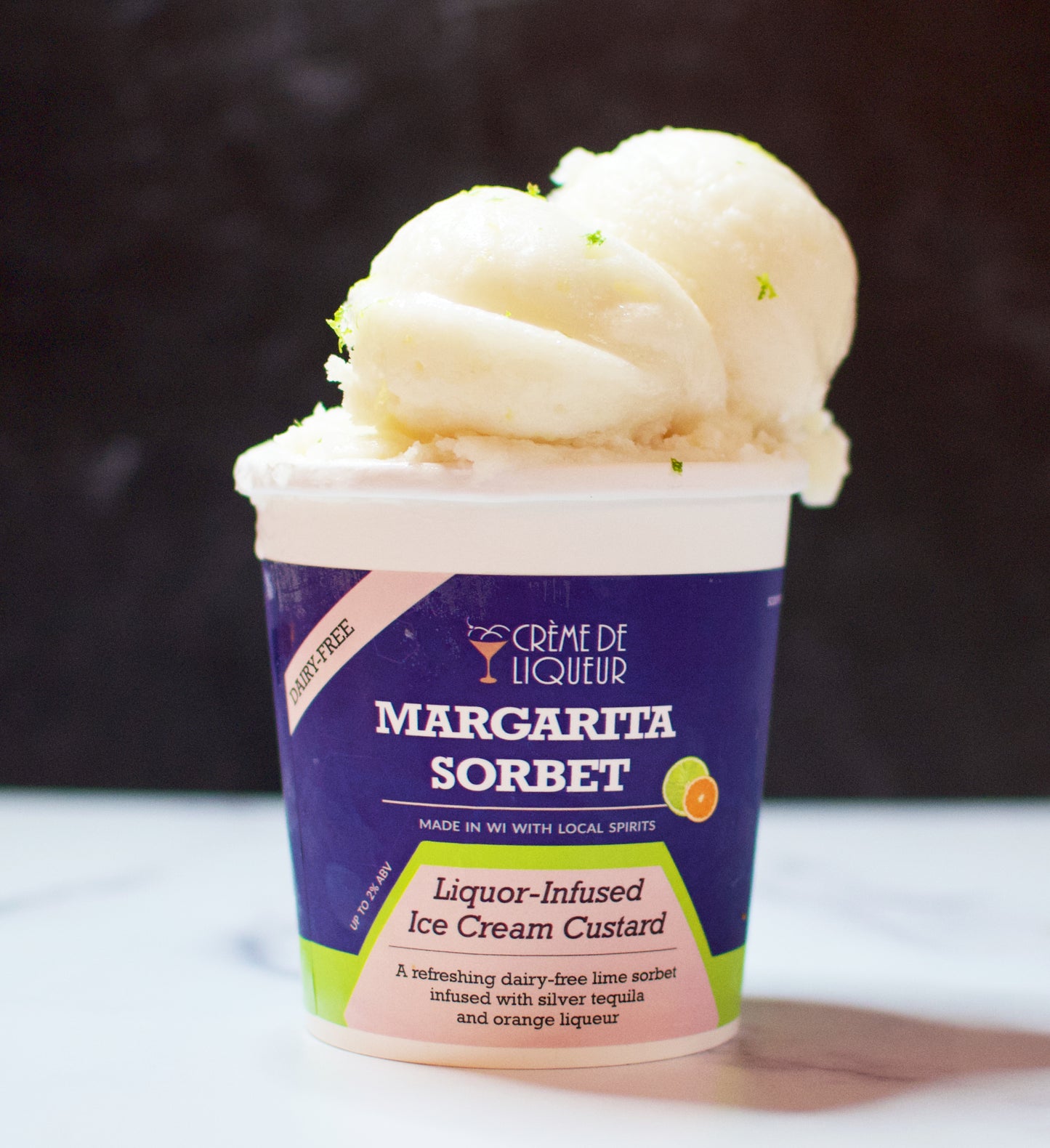 Margarita Sorbet (dairy-free)